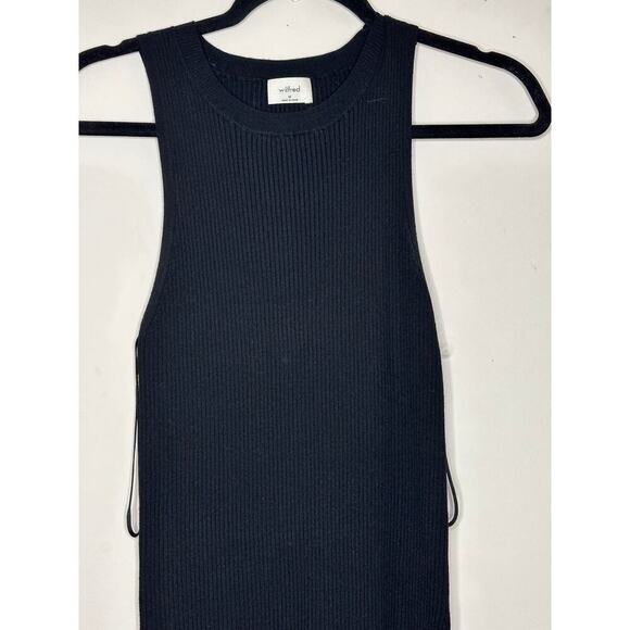 Aritzia Wilfred Ribbed Knit Sheffield Midi Dress - Picture 6 of 6